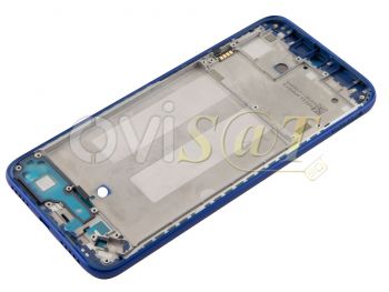 Carcasa frontal / central con marco azul para Xiaomi Redmi 7